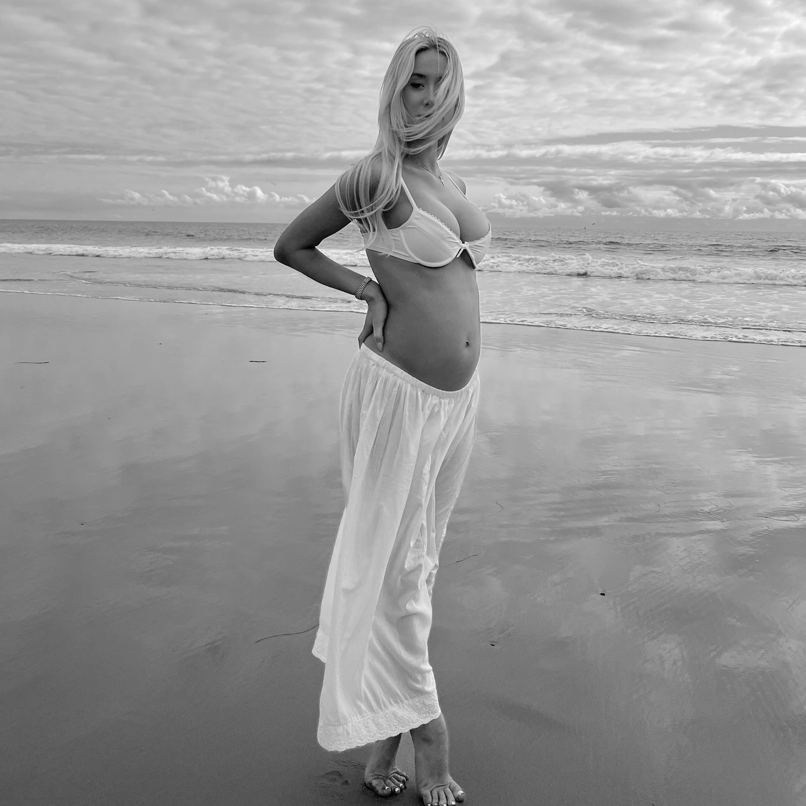 Hayden Hopkins took to Instagram to announce her pregnancy