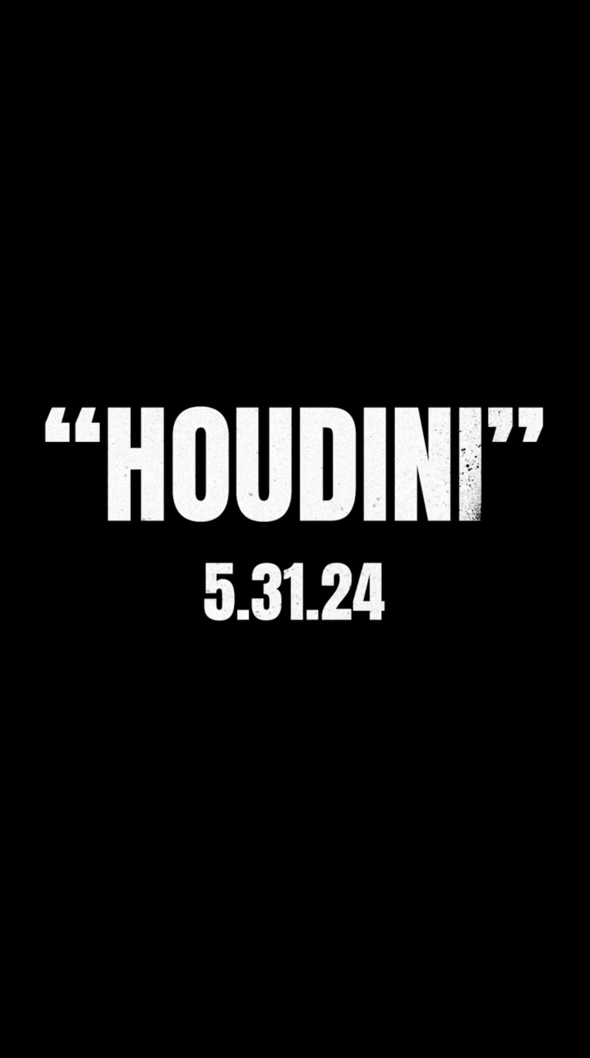 His song, Houdini, drops on Friday