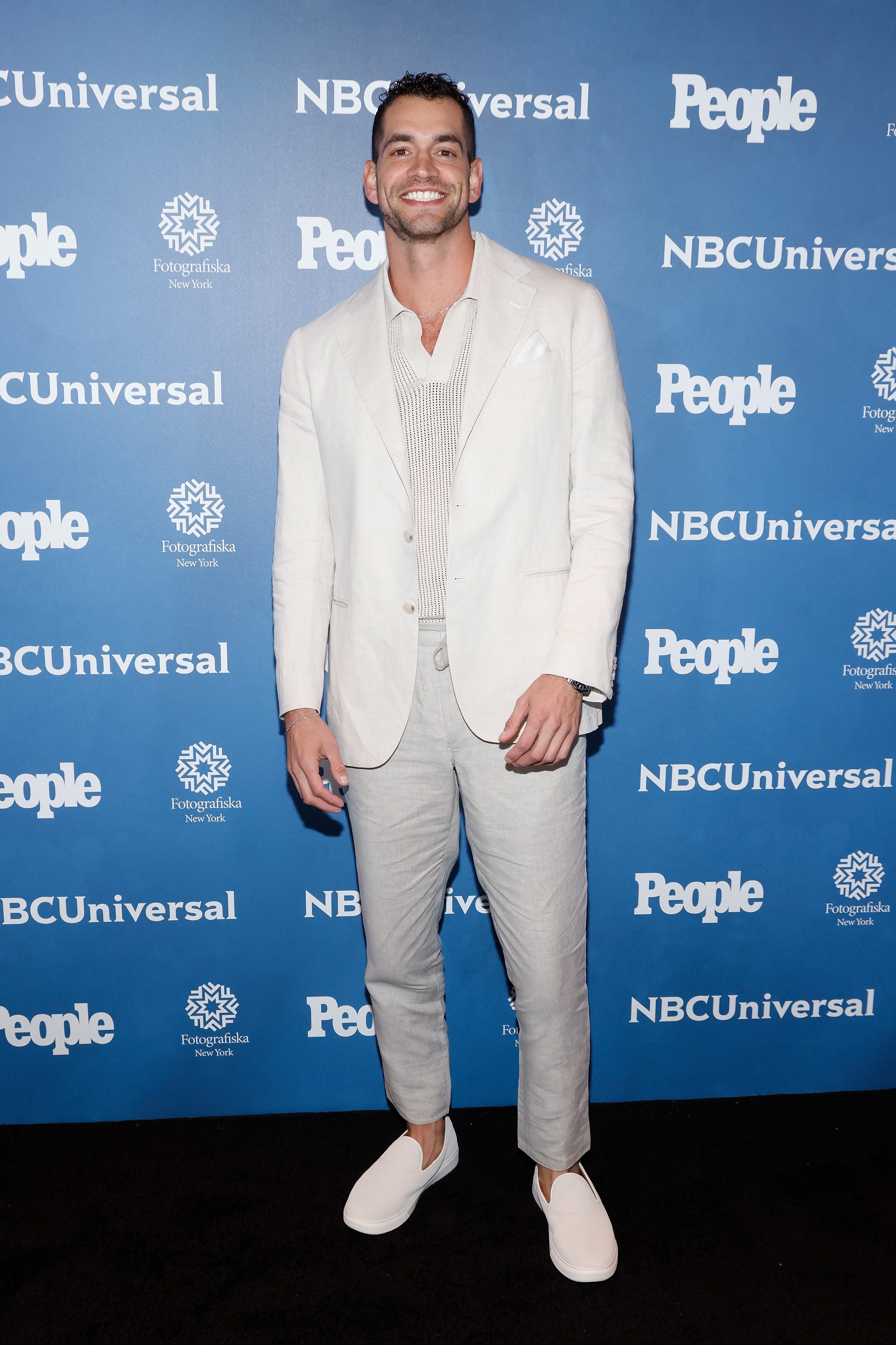 Jesse Solomon attends the People and NBCUniversal Upfront Party at Fotografiska New York on May 13, 2024, in New York City