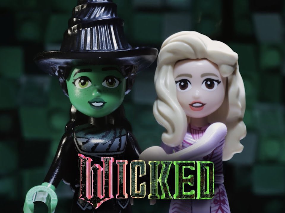 A pop culture-dedicated X account tweeted a photo of the Wicked LEGO figures
