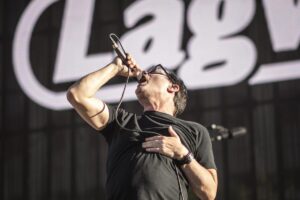 Lagwagon performs on the Punk Rock Bowling main stage on Saturday.