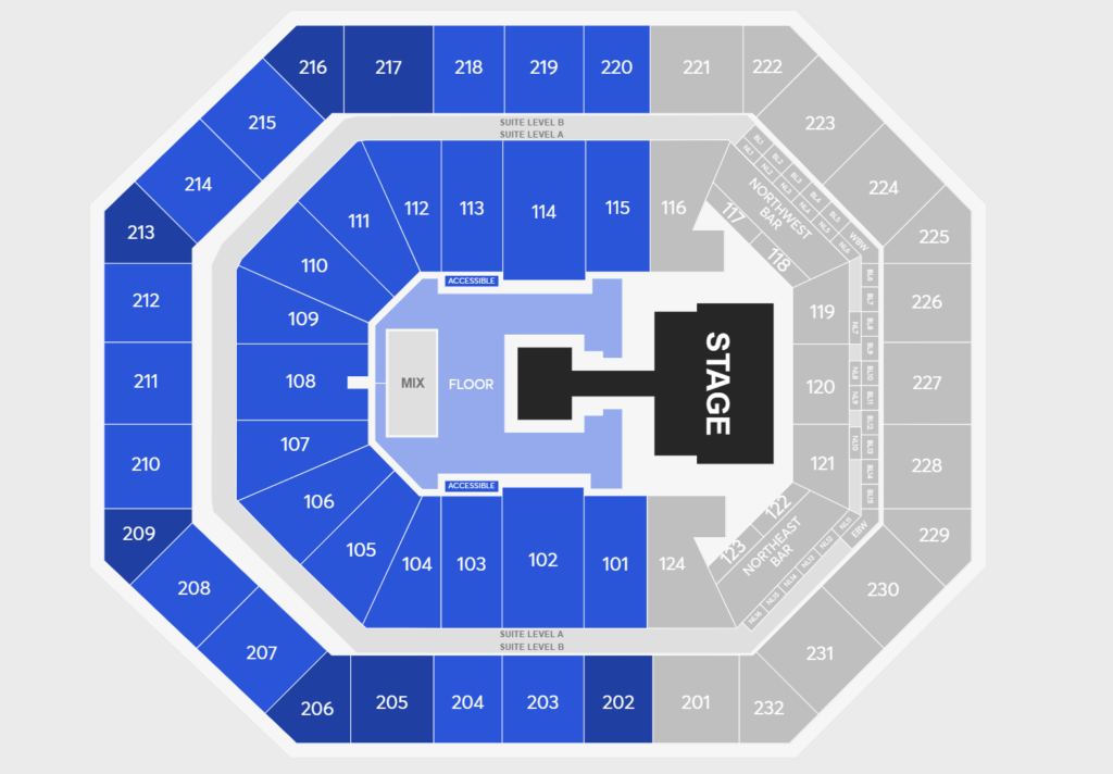 Official Platinum tickets in the upper bowl are priced at $260