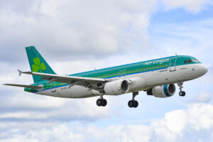 Aer Lingus passengers were left double-taking at a top actor aboard a flight