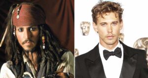 Johnny Depp, Austin Butler in Pirates of the Caribbean