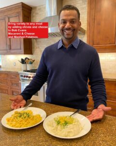 Alfonso Ribeiro shared his partnership with Bob Evans Grocery on Instagram while informing followers of the brand's easy meal kits