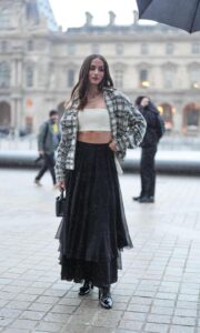Street Style - Paris Fashion Week - Womenswear Fall/Winter 2024/2025 - Day Nine