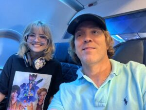 Larry Birkhead posted a photo with his daughter Dannielynn