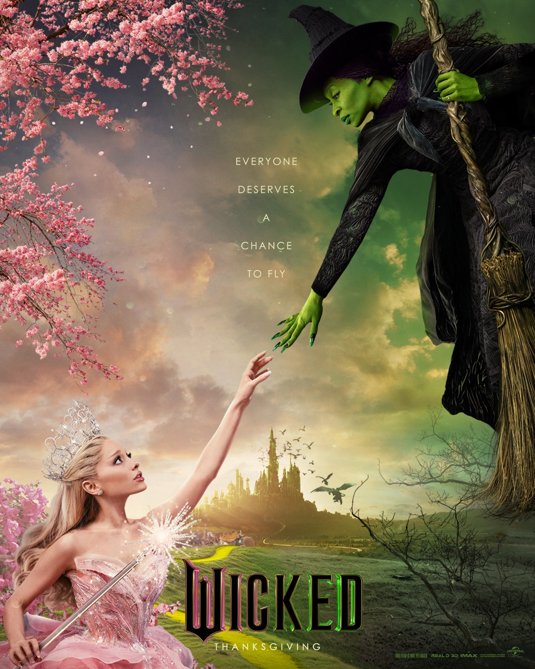 Ariana Grande and Cynthia Erivo Star in Official Trailer for New Wicked