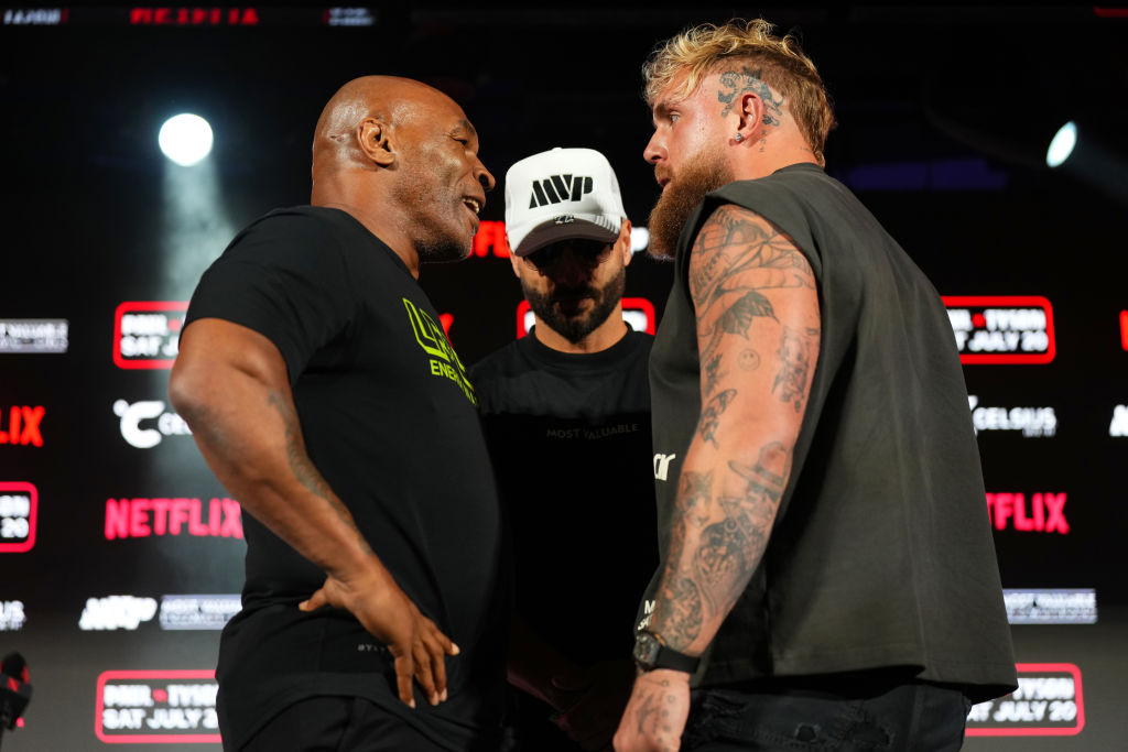 Jake Paul vs. Mike Tyson Boxing Match Arlington Press Conference