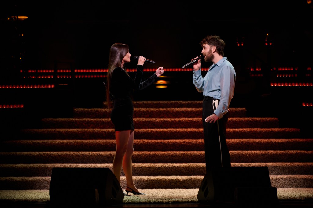 Kacey Musgraves and Ben Platt at the Palace Theatre.