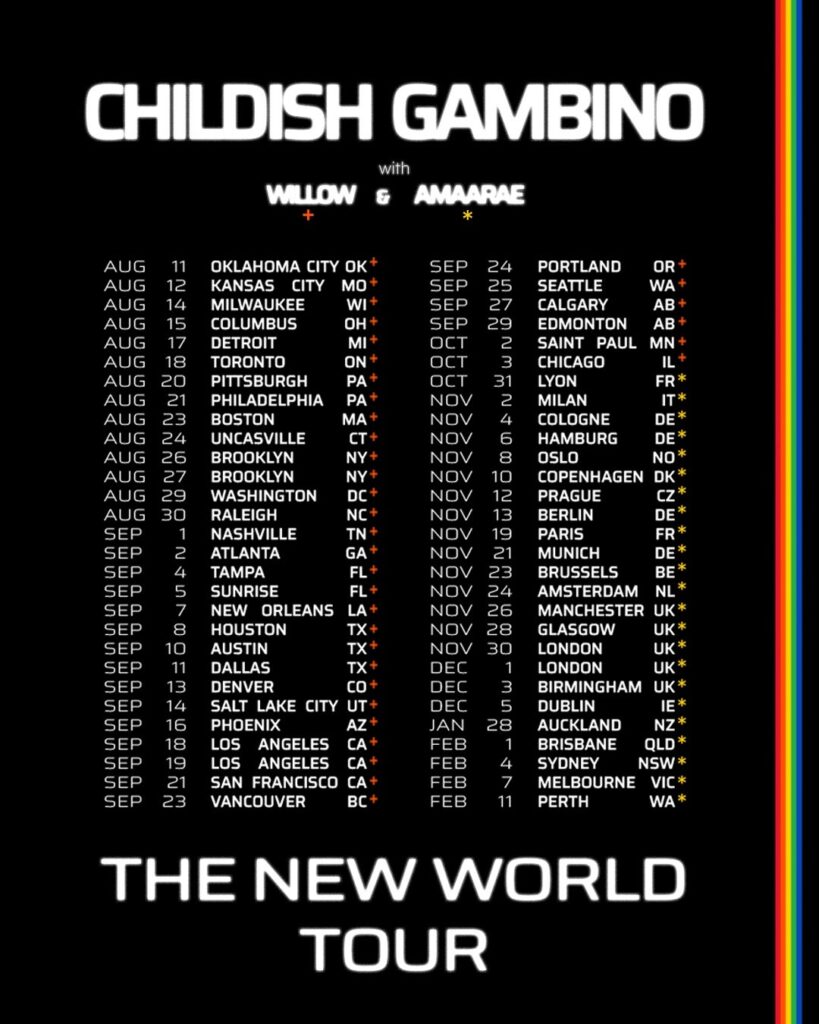 Childish Gambino Tour Uk 2025