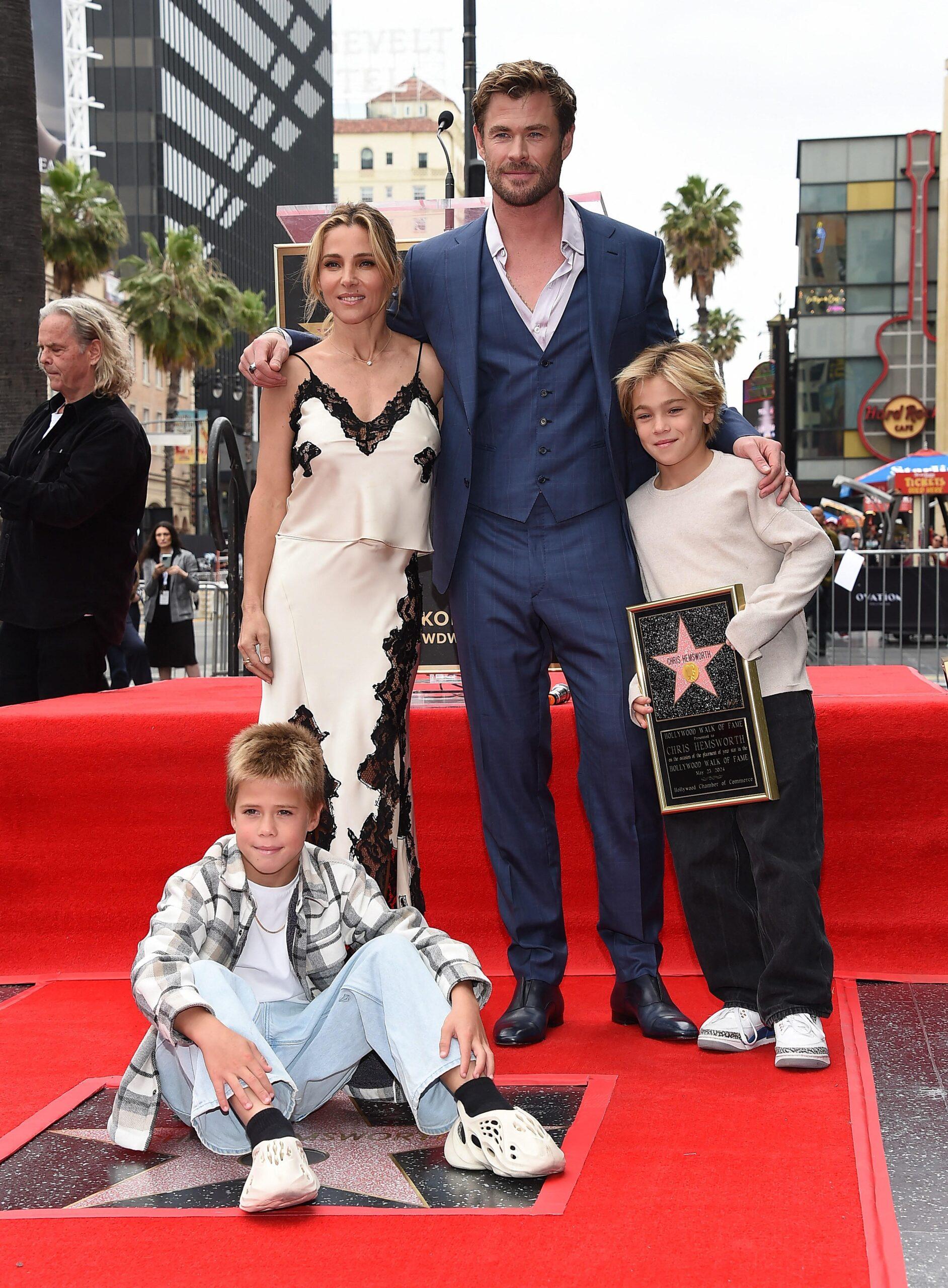 Chris Hemsworth Hollywood Walk of Fame Ceremony