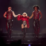 Christina Aguilera flaunted her weight loss while performing in Mexico