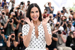 Demi Moore stunned at the 77th Cannes Film Festival on Monday