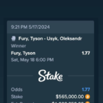 Drake Lost $500,000 On Tyson Fury's Loss To Oleksandr Usyk