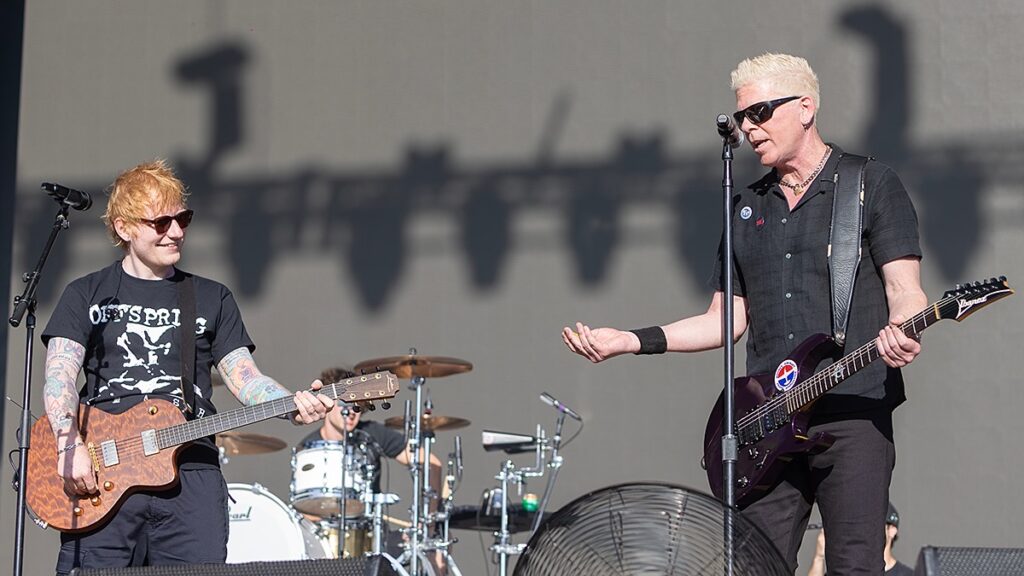 Ed Sheeran Joins The Offspring to Play "Million Miles Away" at BottleRock