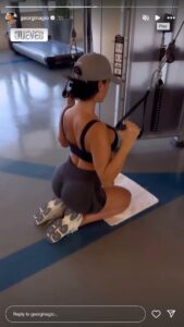 Georgina Rodríguez in Two-Piece Workout Gear Shares Thursday Workout — Celebwell