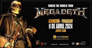 Go Behind The Scenes Of MEGADETH's Concert In Paraguay During 'Crush The World' Spring 2024 Latin American Tour