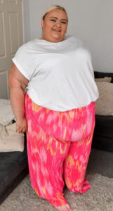 Size 28 mum Georgy Thomson, 31, is proud to share her takeaways with online followers