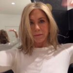 Jennifer Aniston shared a new video promoting hair products