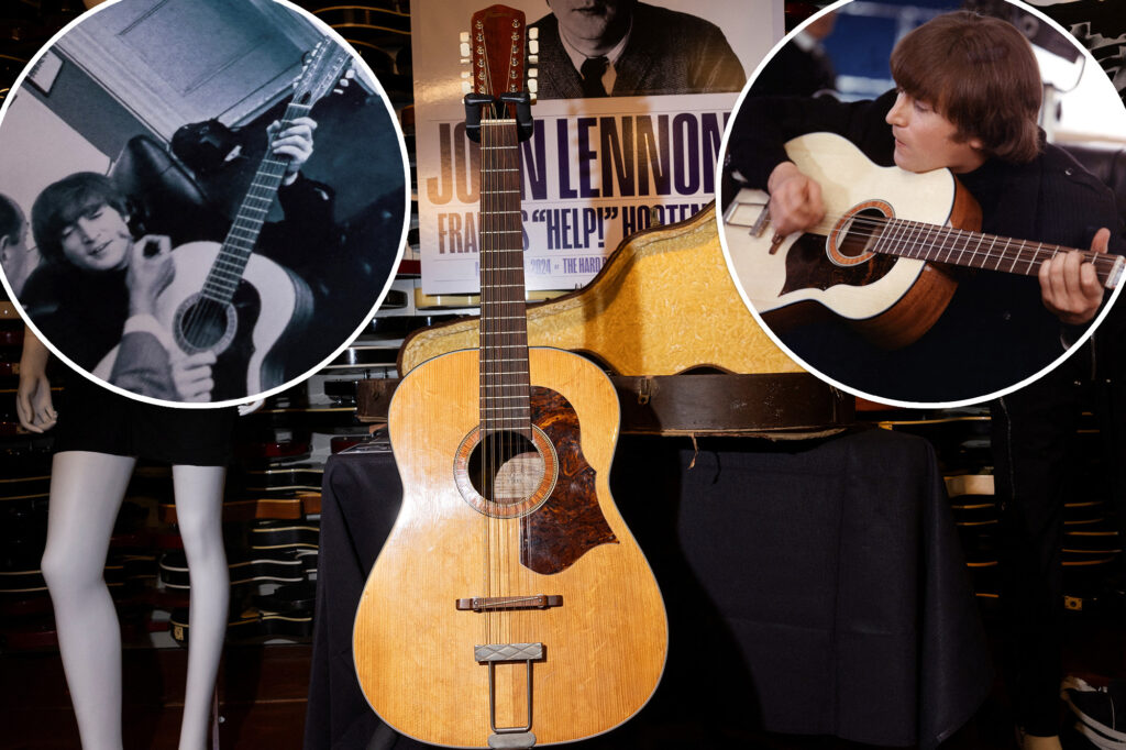 John Lennon's lost guitar sells for nearly $3 million at auction