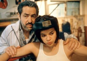 Jaime Tirelli coaches Michelle Rodriguez in the boxing ring in Girlfight
