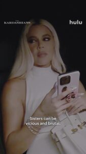 KHLOE Kardashian has admitted her sisters can be brutal and vicious as she fought with Kim in a preview clip for their Hulu show.