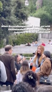 Khloe Kardashian was seen meeting Real Housewife Crystal Minkoff