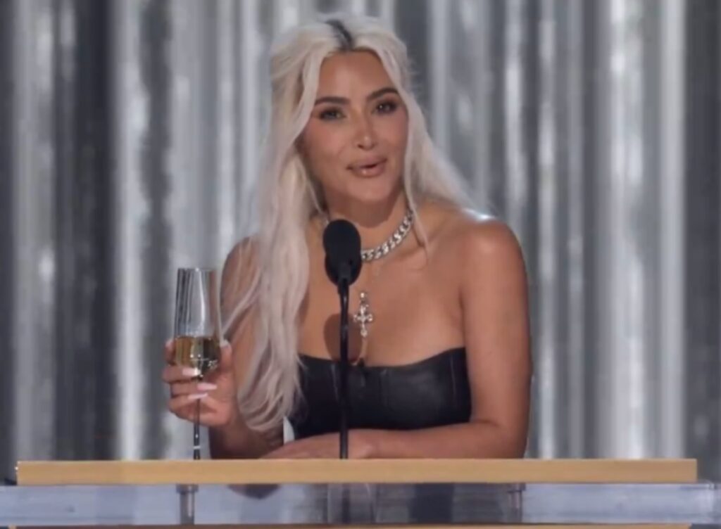 Kim Kardashian had an awkward moment at The Roast of Tom Brady