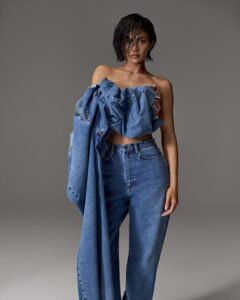 Kylie Jenner launched her new Khy denim line last week