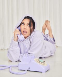 Kourtney Kardashian released a new tracksuit available to buy through her brand, Lemme