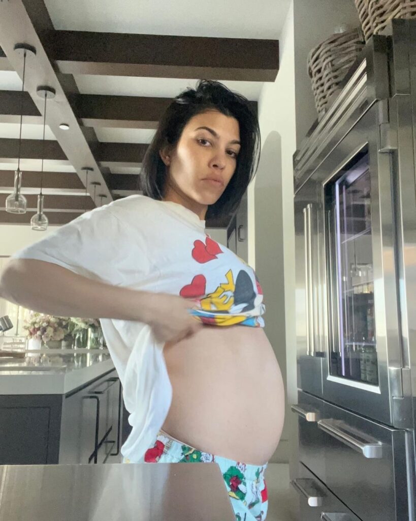 Kourtney Kardashian detailed her pregnancy journey during a Q&A with fans