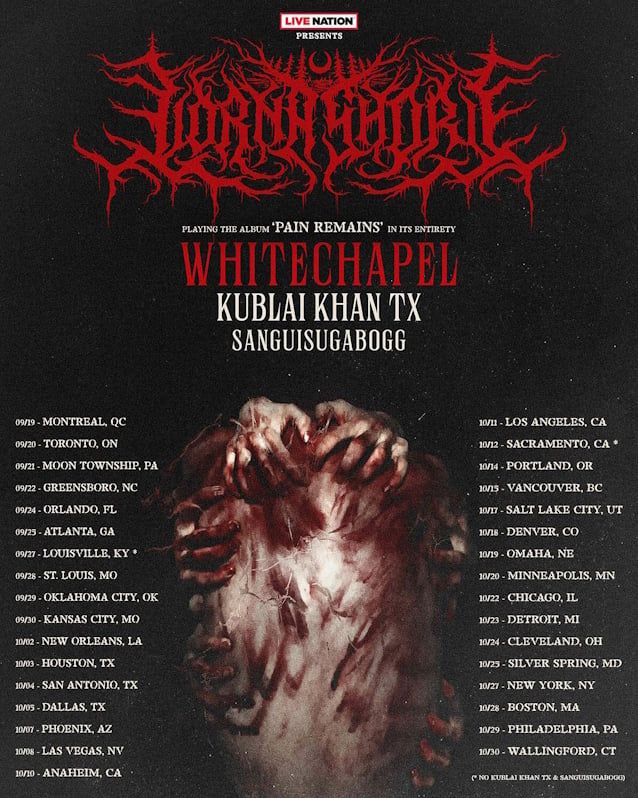 LORNA SHORE Announces North American Tour With WHITECHAPEL KUBLAI KHAN   LORNA SHORE Announces North American Tour With WHITECHAPEL KUBLAI KHAN 