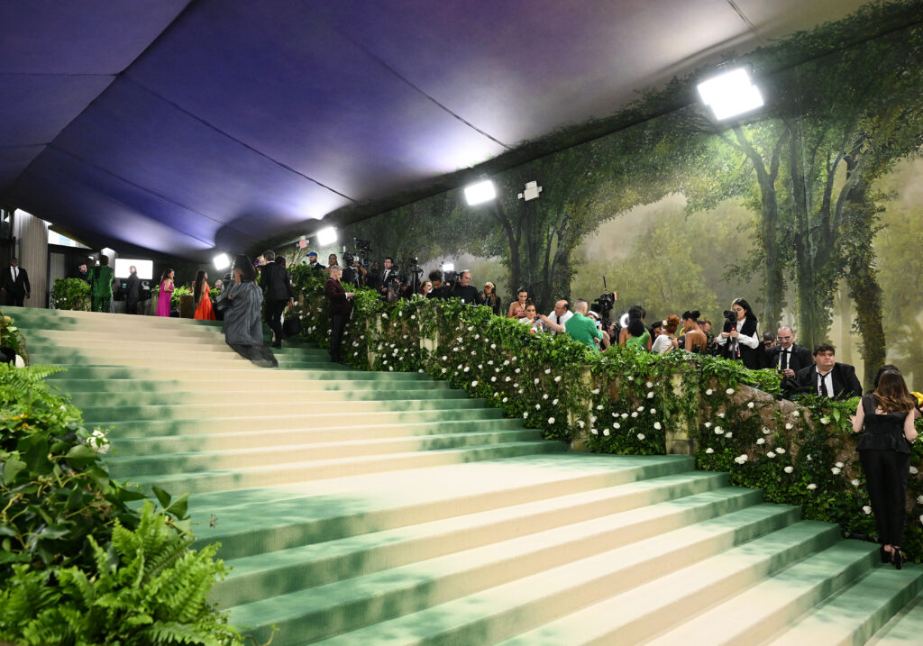 The green carpet at the Met Gala