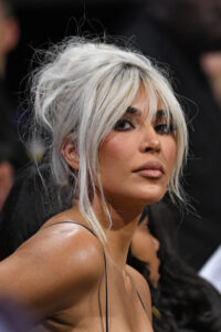 Kim Kardashian attended the Atlanta Dream vs. Los Angeles Sparks game in May 2024