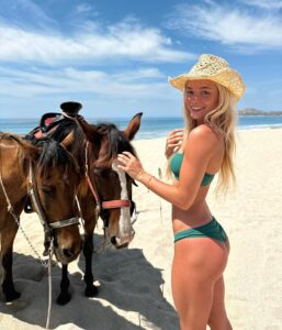 Olivia Dunne has stunned with her latest Mexican vacation snaps