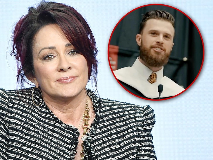 Patricia Heaton and harrison butker