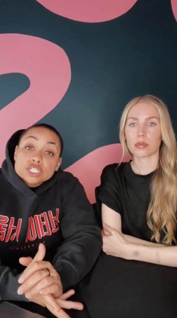 Raven Symone and her wife Miranda Maday shared a stern video on Friday