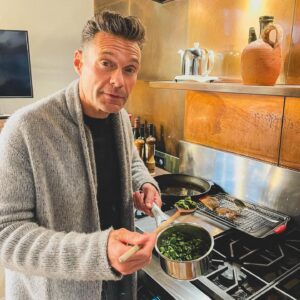 Ryan Seacrest has shown off what he was cooking over the weekend