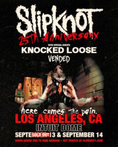 SLIPKNOT Adds Second Los Angeles Concert During Summer 2024 'Here Comes The Pain' Tour