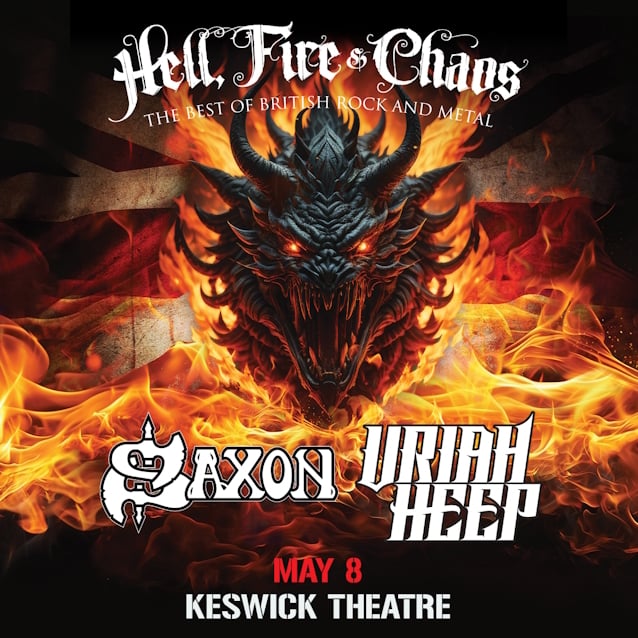 See Front-Row Video Of SAXON's Entire Glenside, Pennsylvania Concert During 'Hell, Fire & Chaos' Tour