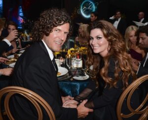 Frederic Thiebaud and Shania Twain attend the 3rd Annual Bliss Ball on Sep. 20, 2014, in Toronto.