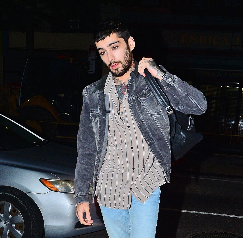 Zayn Malik steps out rocking eyeliner after leaving Gigi Hadid's apartment in NYC