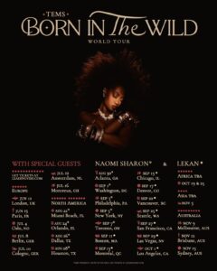 Tems: Born in the Wild World Tour