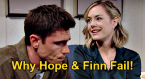 The Bold and the Beautiful: 3 Reasons Why Finn & Hope Won’t Work as a Couple, Pairing Destined to Flop