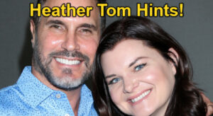The Bold and the Beautiful Heather Tom Leaks Behind-the-Scenes Bill Hints, Double Duty Acting & Directing on B&B