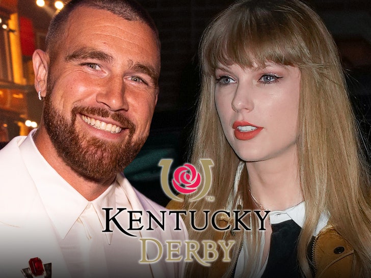 Travis Kelce Arrives at Kentucky Derby in Suit and Fedora, No Taylor