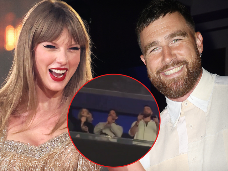 Travis Kelce Attends Taylor Swifts Eras Tour Show With Gigi Hadid Bradley Cooper Cirrkus News 