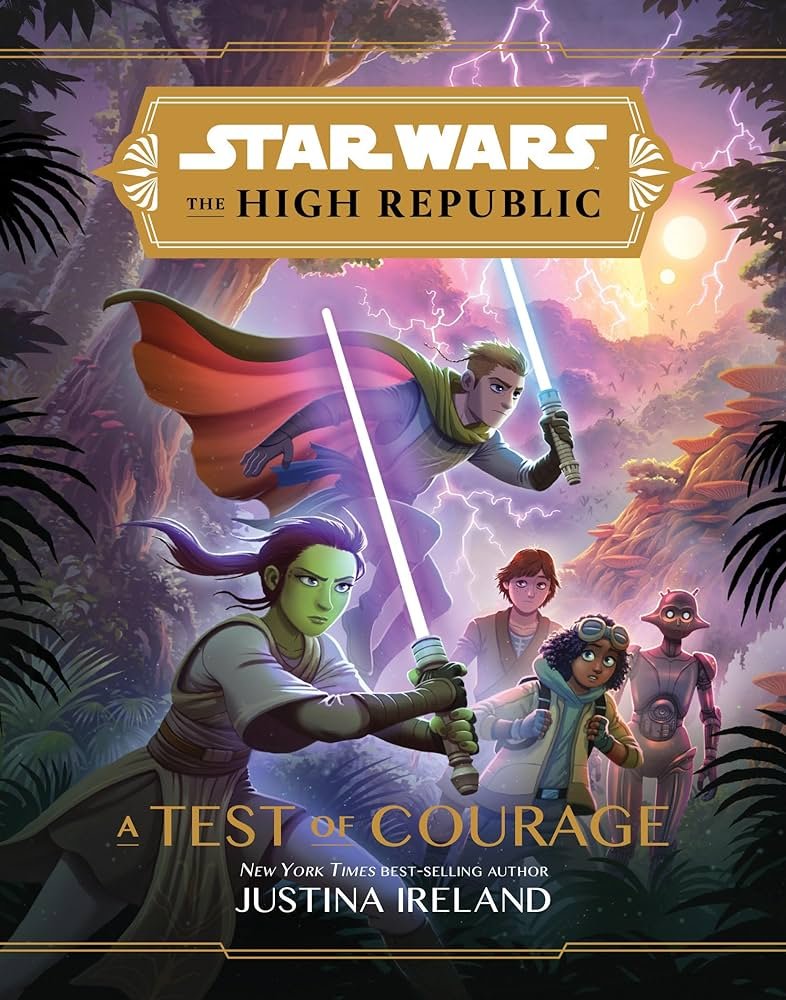 The Cover art for star wars high republic a test of courage novel