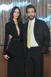 Jake Gyllenhaal and his girlfriend, Jeanne Cadieu pictured together in March 2024